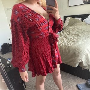 Free People Red Dress